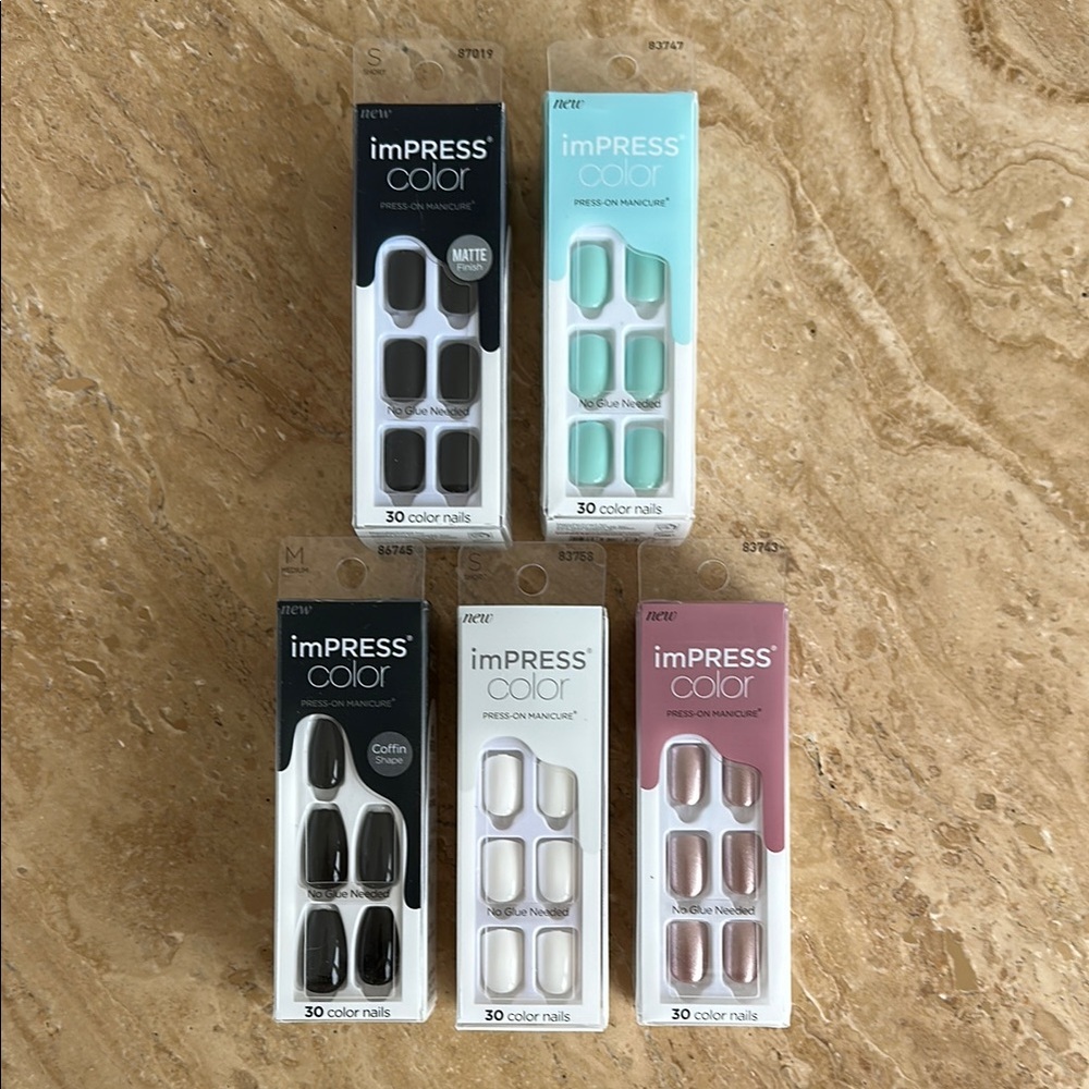 Press On Manicure - Nails x5